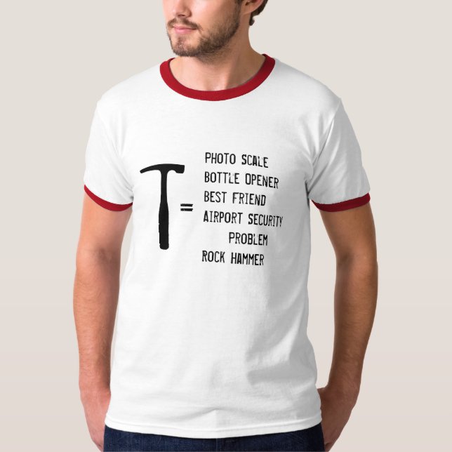 T-shirts Um righthand dos geólogos (Frente)