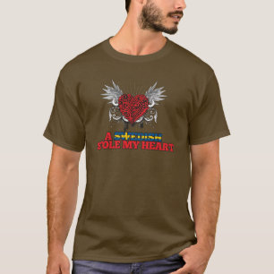 T-shirts Um sueco roubou meu coração
