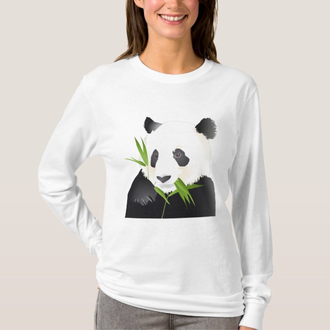 T-shirts Um urso de panda (Frente)