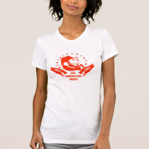 T-shirts Um vermelho americano do herói