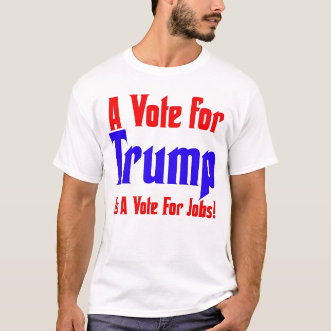 T-shirts Um Voto para Trump.. (Frente)