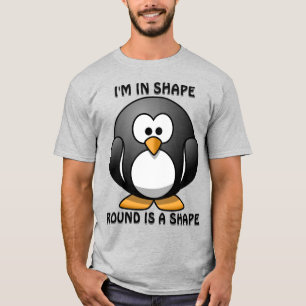 T-shirts Uma Bela Ronda De Pinguim Engraçado É Uma Piada 