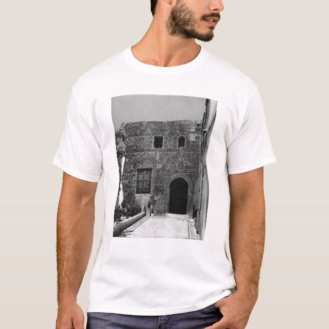 T-shirts Uma casa velha em Lindos, o Rodes (Frente)