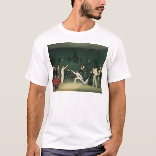 T-shirts Uma cena de cerco, 1827 (Frente)