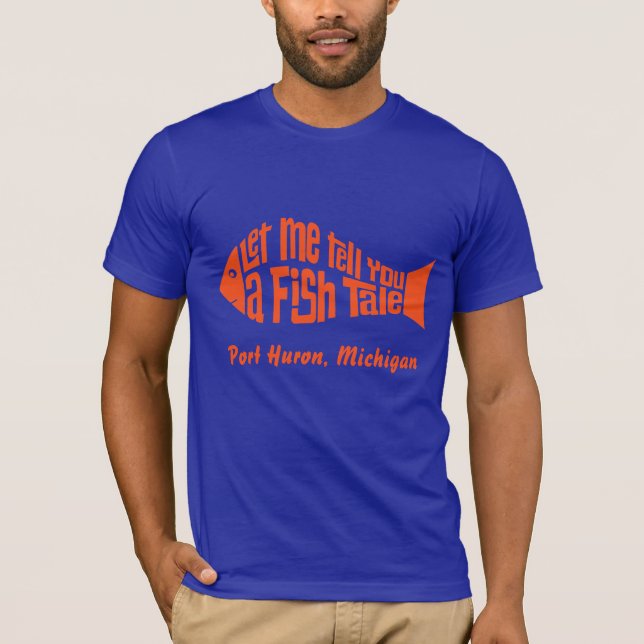 T-shirts Uma Comercialização De Peixes Personalizada (Frente)