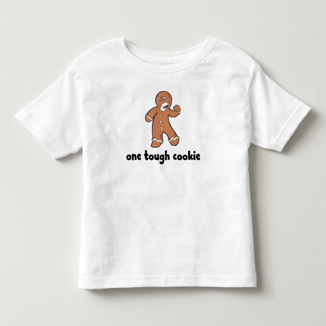 T-shirts Uma Criança De Biscoito Duro (Frente)
