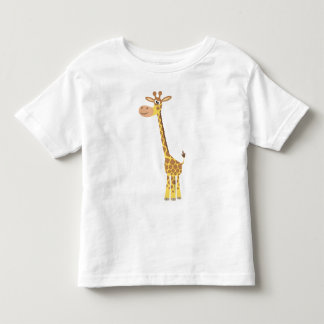 T-shirts Uma girafa de cartoon