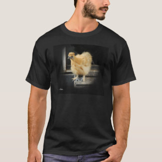 T-shirts uma imagem pequena bonita da galinha de Silkie