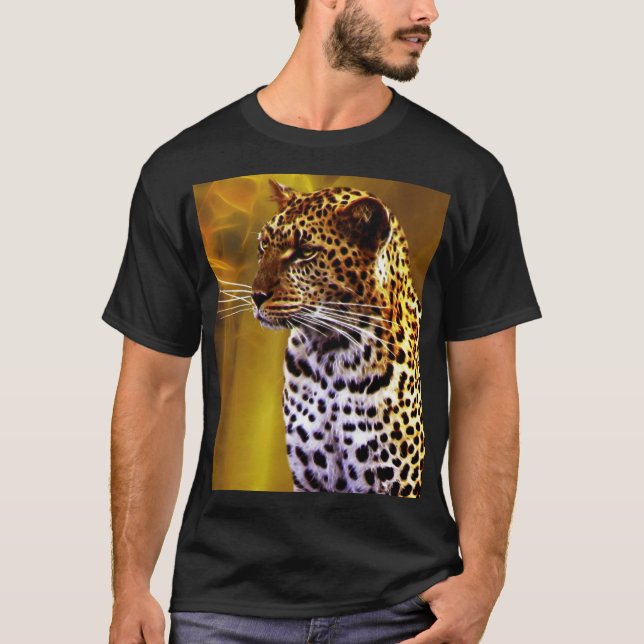 T-shirts Uma lança-leopardo (Frente)