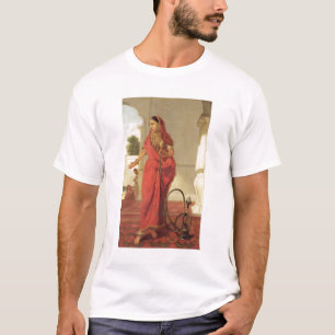 T-shirts Uma menina de dança indiana com um cachimbo de