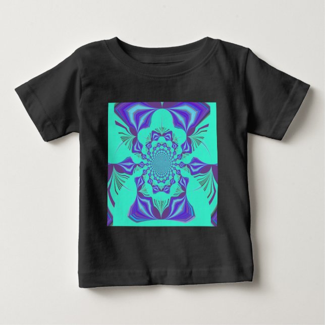 T-shirts Uma mistura de caleidoscópio e mandala Art! (Frente)