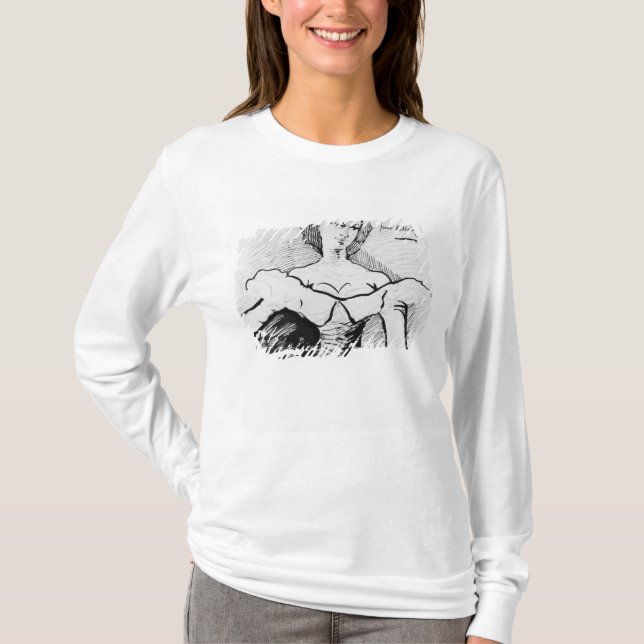 T-shirts Uma mulher para Asselineau (Frente)
