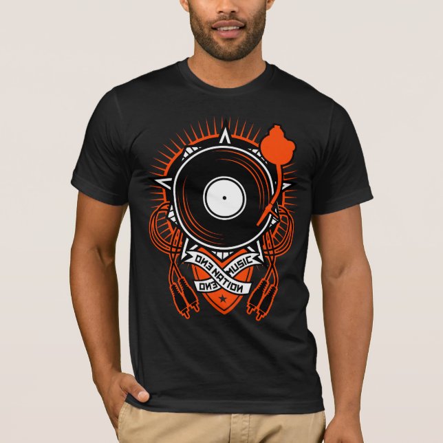T-shirts Uma nação. Uma música (Frente)