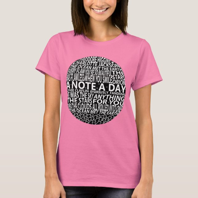 T-shirts Uma Nota A Colagem do Dia [#1] (Frente)