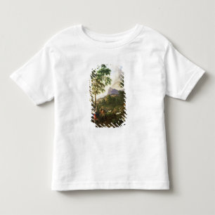 T-shirts Uma paisagem árcade com bandeja e siringe