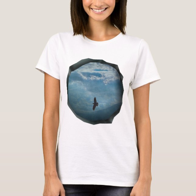 T-shirts Uma Peça Surreal De Teto Gráfico Do Céu (Frente)