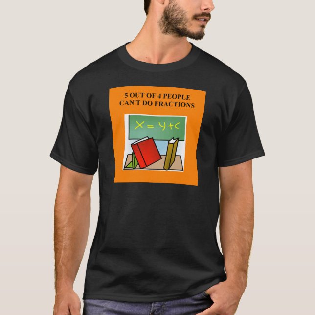T-shirts uma piada engraçada da matemática (Frente)