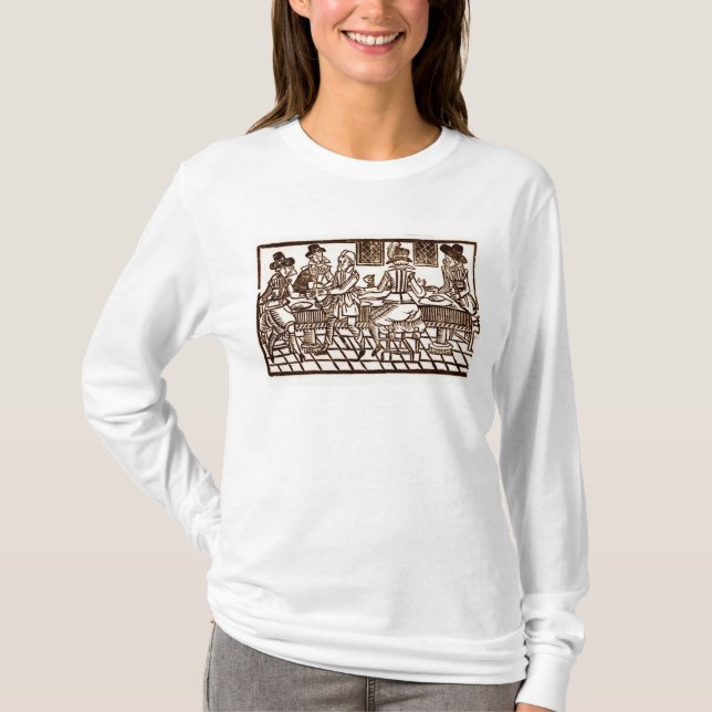 T-shirts Uma refeição na pensão (Frente)