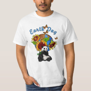 T-shirts Uma terra do girassol e da panda