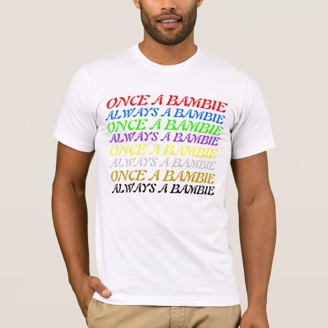 T-shirts Uma vez um Bambie (Frente)