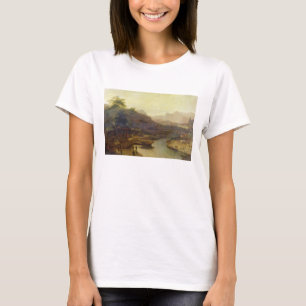 T-shirts Uma vista em China: Cultivando a planta de chá,