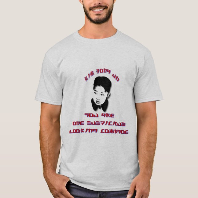 T-shirts Un de Kim Jong (Frente)