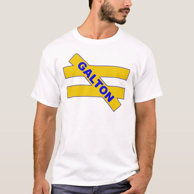 T-shirts Unequality - Francis Galton (Frente)