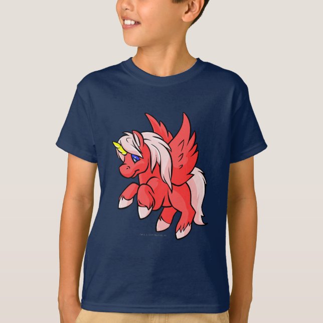 T-shirts Uni vermelho (Frente)