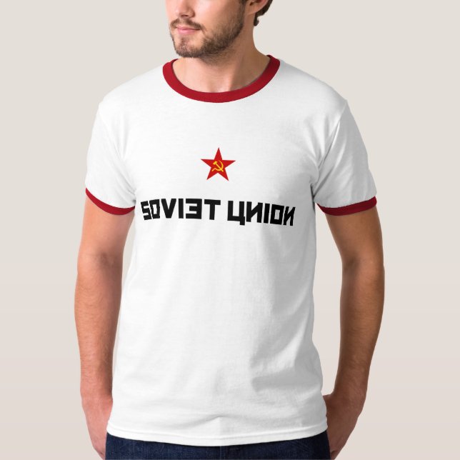 T-shirts União Soviética - estrela (Frente)