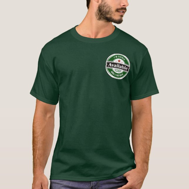 T-shirts Único & como a cerveja 2 (Frente)
