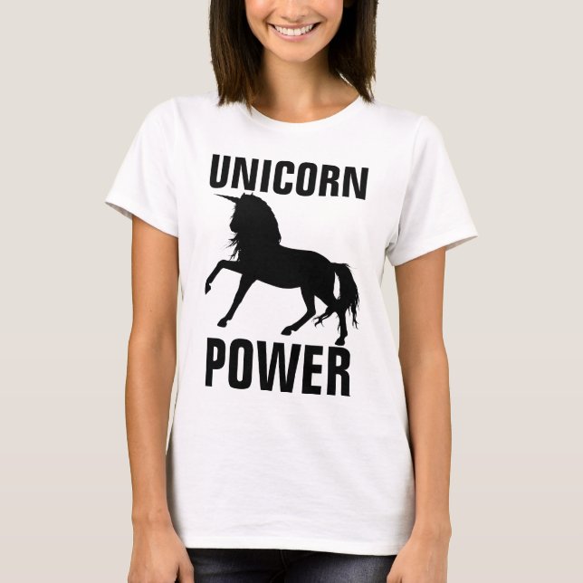 t-shirts UNICORN POWER (Frente)