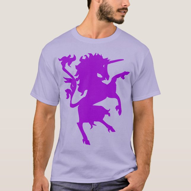 T-shirts Unicorn Rampante (Frente)