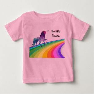 T-shirts Unicórnio Arco-íris - Bodysuit de tutu para bebê