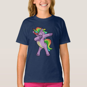 T-shirts Unicórnio bonito Dabbers