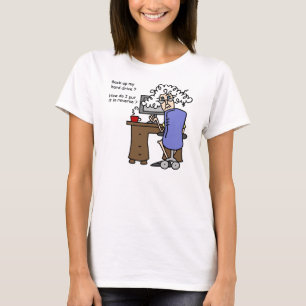 T-shirts Unidade de duro para trás com Humor