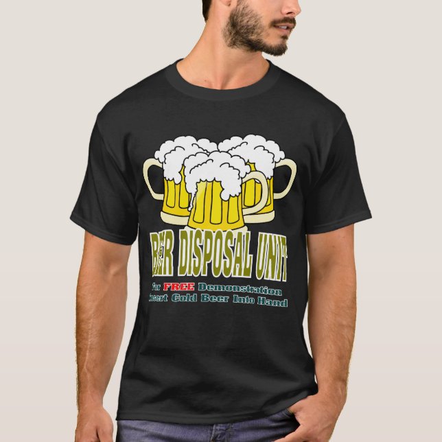 T-shirts Unidade de eliminação da cerveja (Frente)