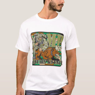 T-shirts Unidade K9 militar