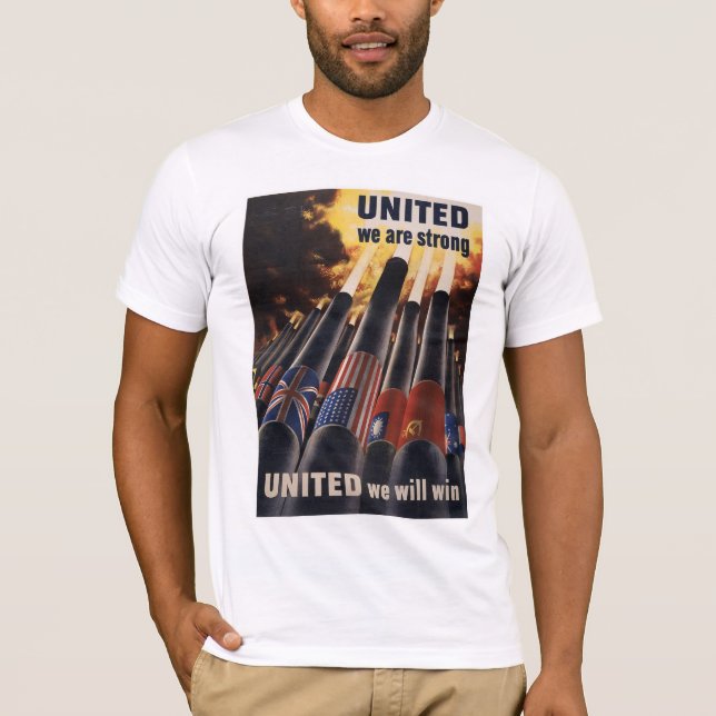 T-shirts Unidos Somos Fortes (Frente)