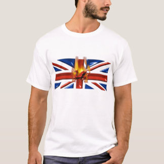 T-shirts Union Jack BRITÂNICO Wales