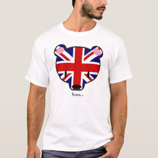 T-shirts Union Jack kuma-chan