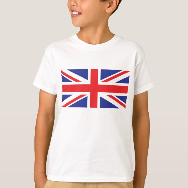 T-shirts Union Jack UK Flag (Frente)