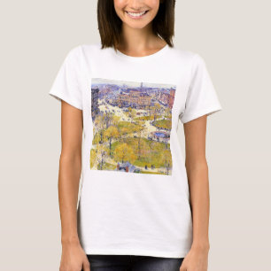 T-shirts Union Square na Primavera por Frederick Childe Has