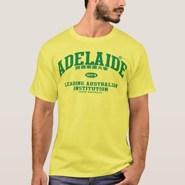 T-shirts Universidade Adelaide (Frente)