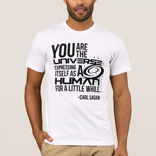 T-shirts Universo humano (Frente)