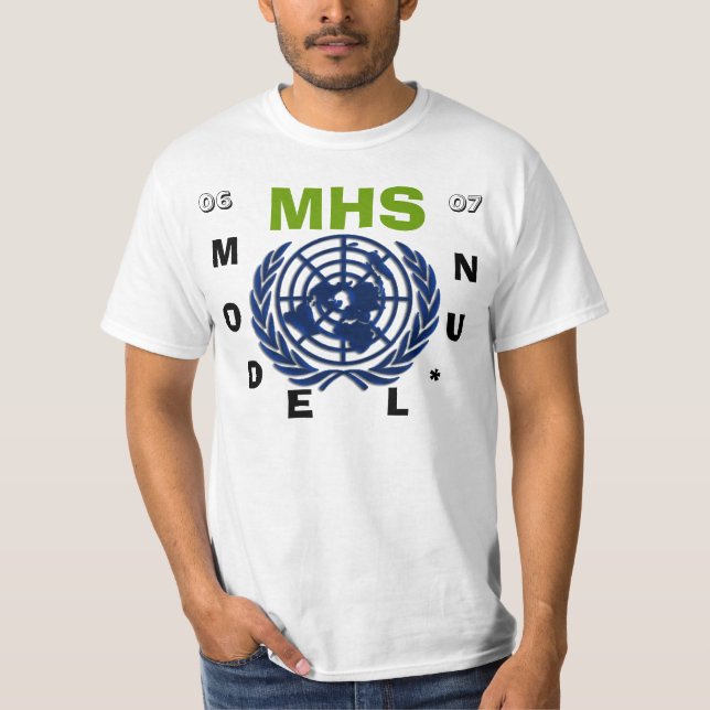 T-shirts unlogo, MHS, M, O, D, E, L, U, N, *, 06, 07 (Frente)