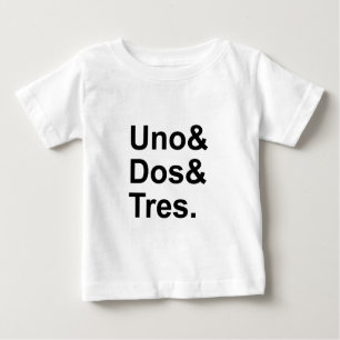 T-shirts Uno Dos Tres  Um dois três em espanhol