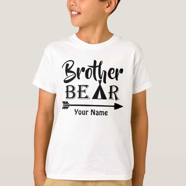 T-shirts Urso da seta do big brother personalizado (Frente)