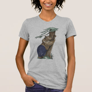 T-shirts Urso De Abraço De Árvore Adorável E Engraçado