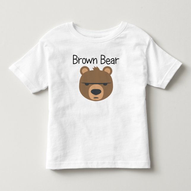 T-shirts Urso de Brown (Frente)