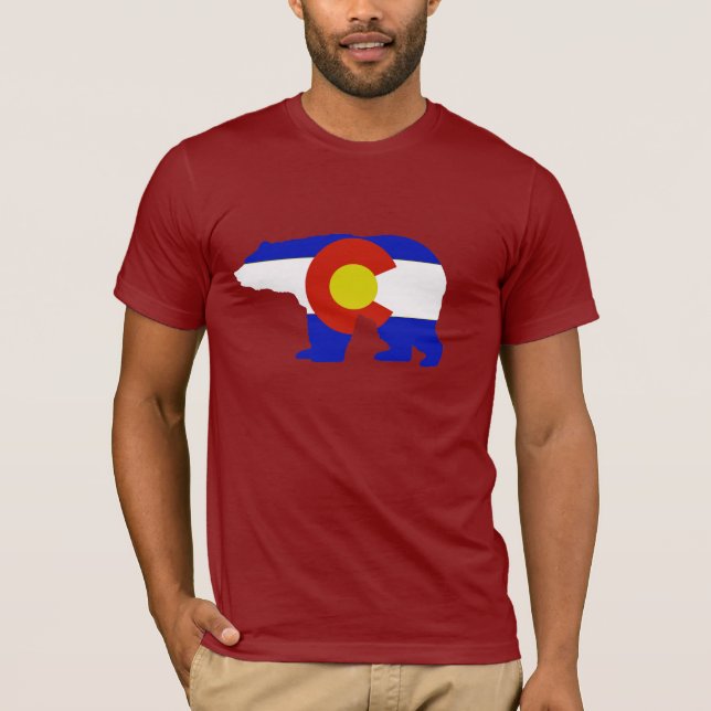 T-shirts Urso de Colorado (Frente)